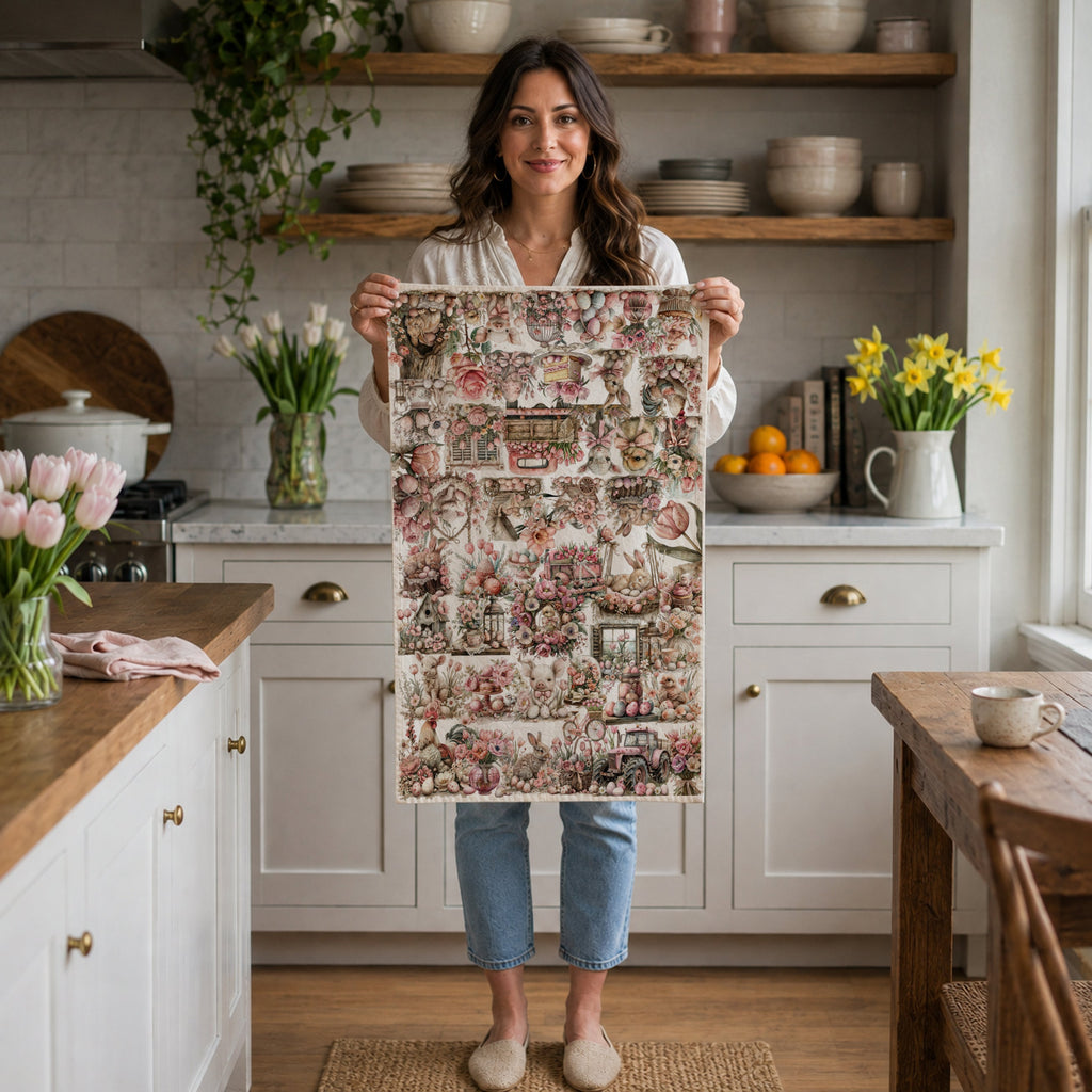 Rose Royal Easter Towel