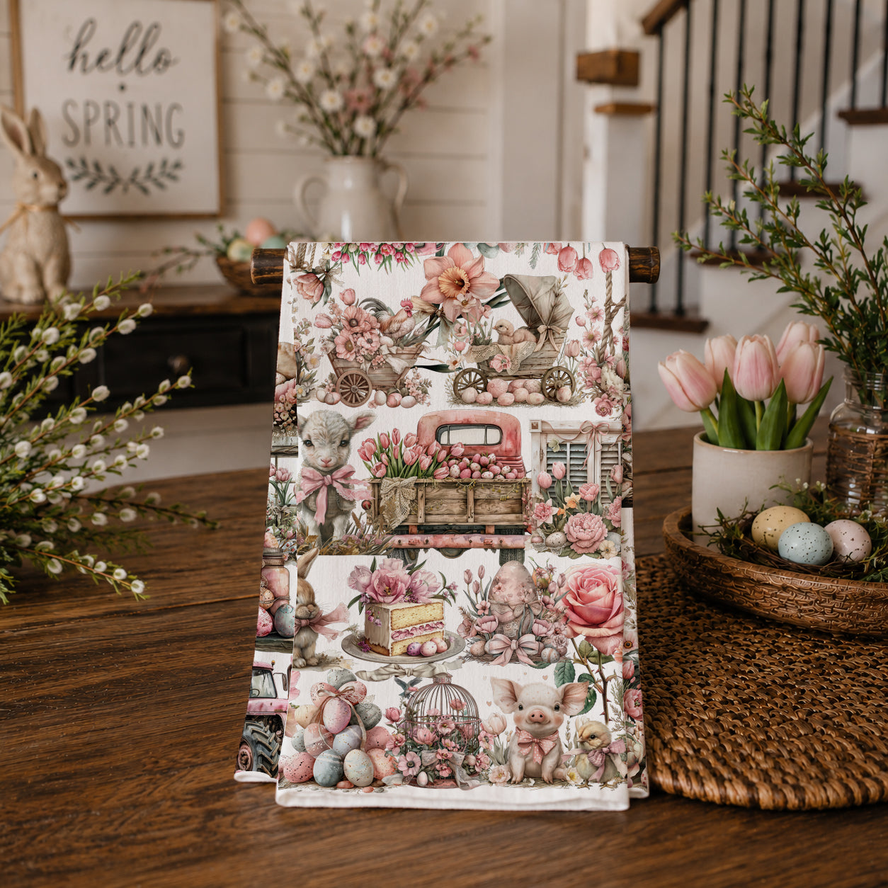 Rose Royal Easter Towel