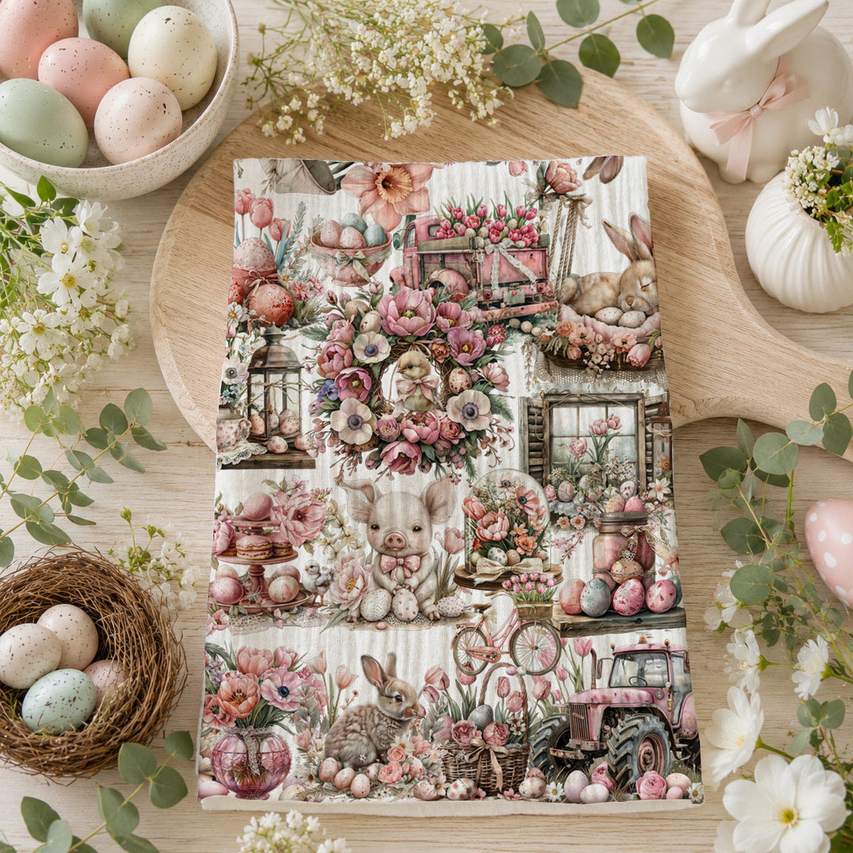 Rose Royal Easter Towel