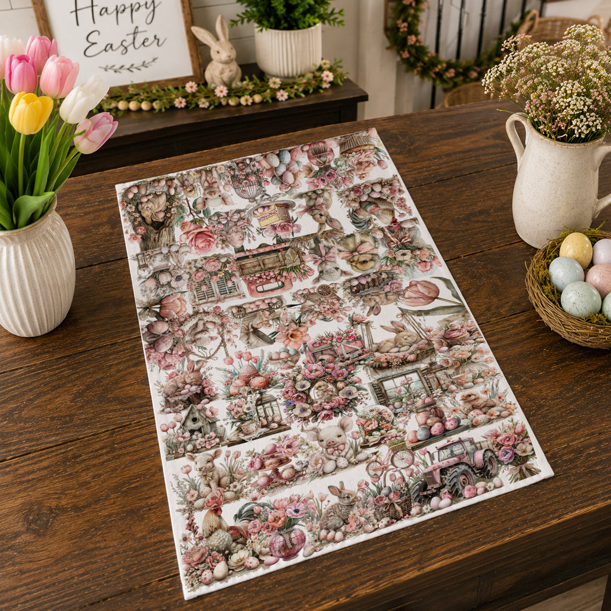 Rose Royal Easter Towel