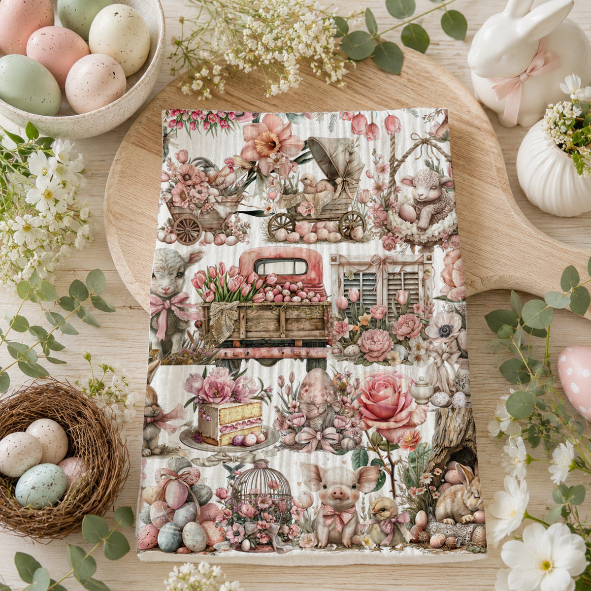 Rose Royal Easter Towel