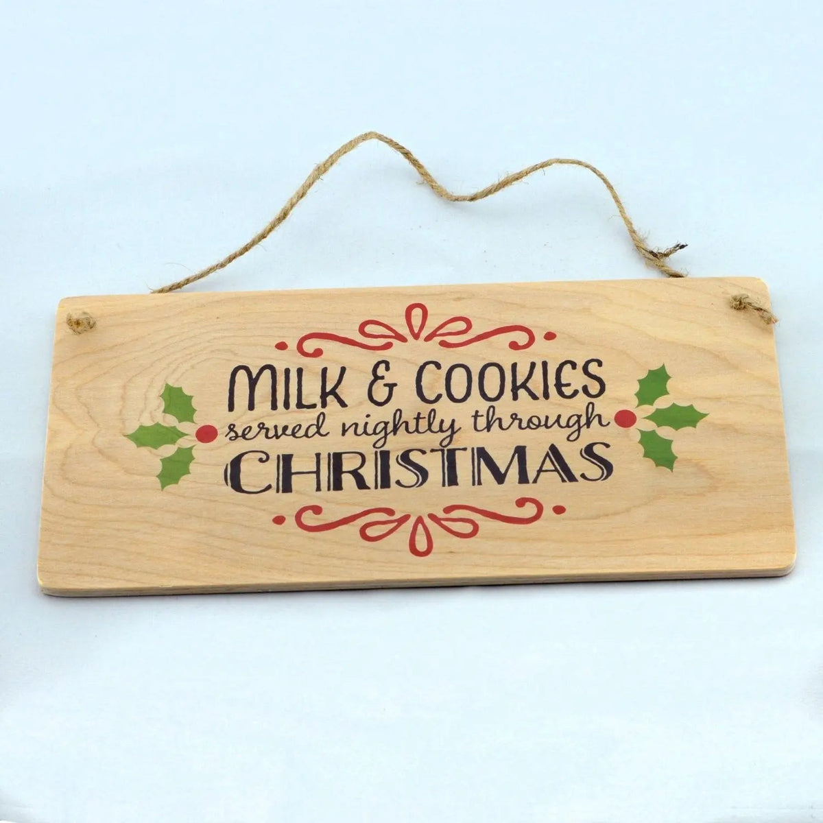 Rustic Christmas Decor - Hanging Wood Wall Sign