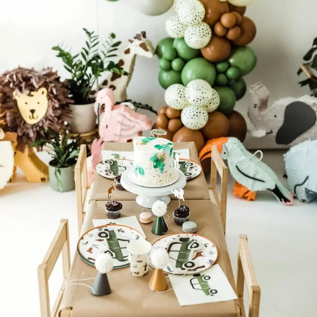Safari Large Paper Party Plate (8pcs)