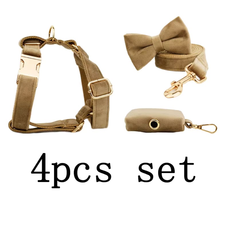 Shallow Khaki Velvet Set