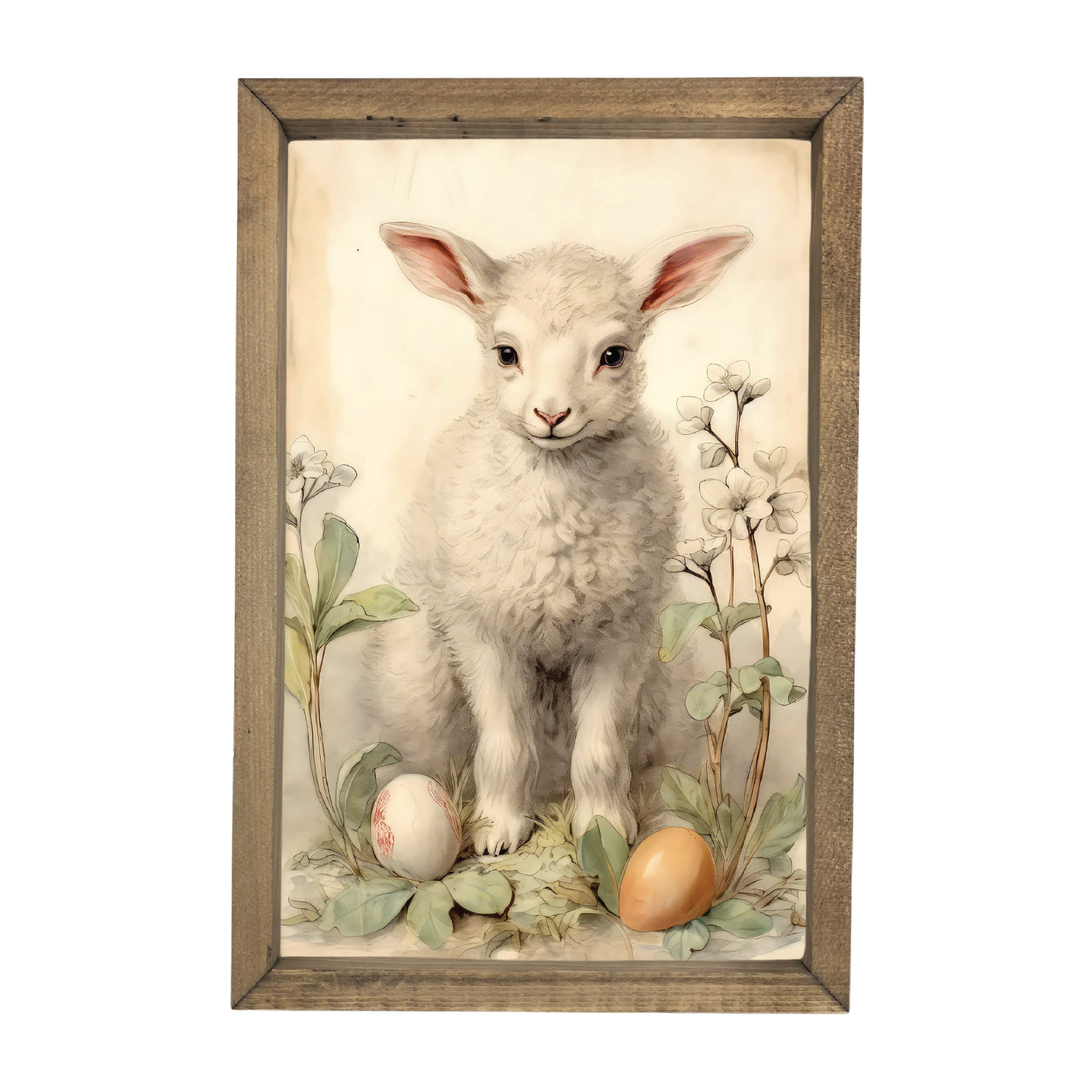 Spring Lamb Framed Art