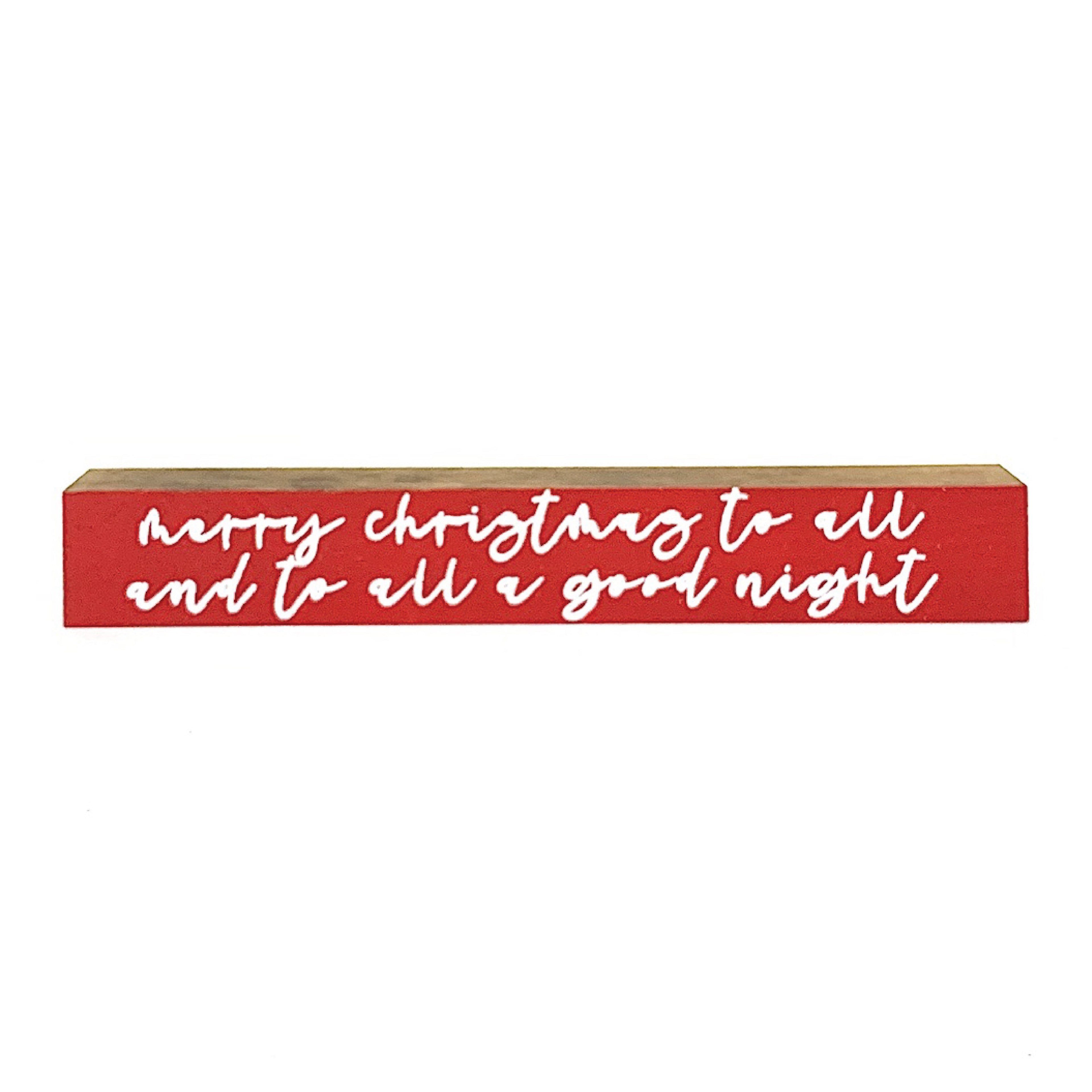 Merry Christmas To All Sign