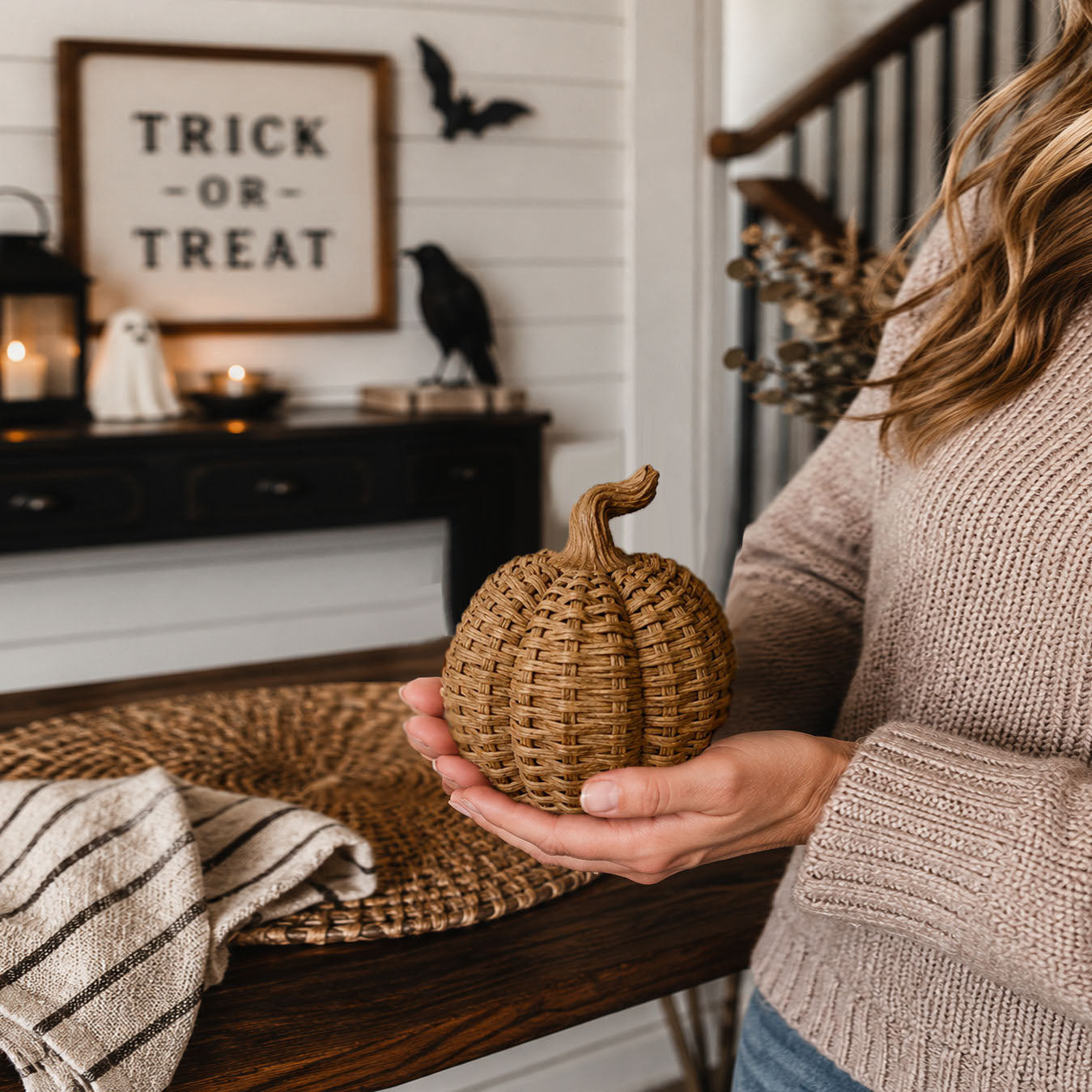 Rattan Pumpkins