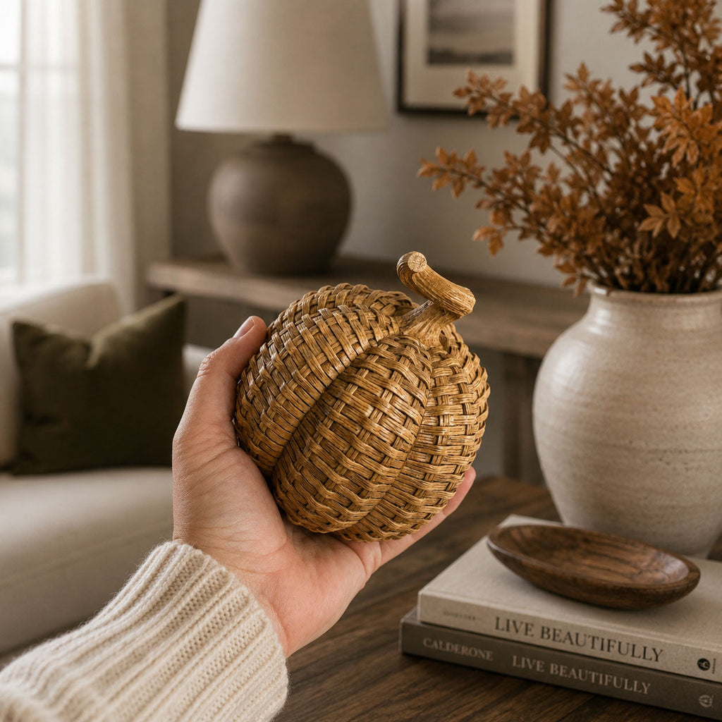 Rattan Pumpkins