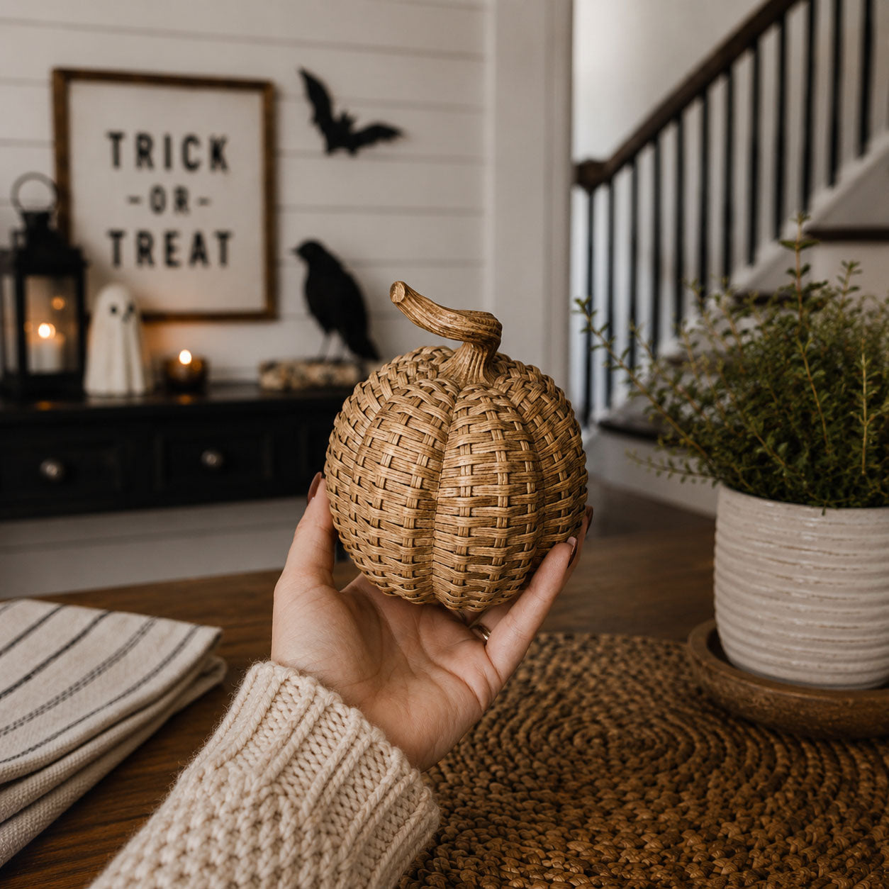 Rattan Pumpkins