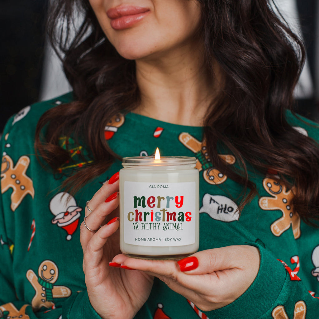 Merry Christmas Candle