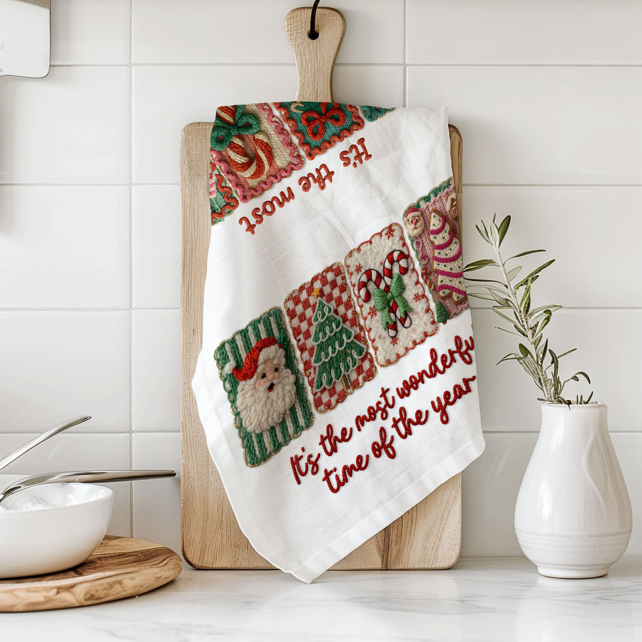 Wonderful Time Kitchen Towel