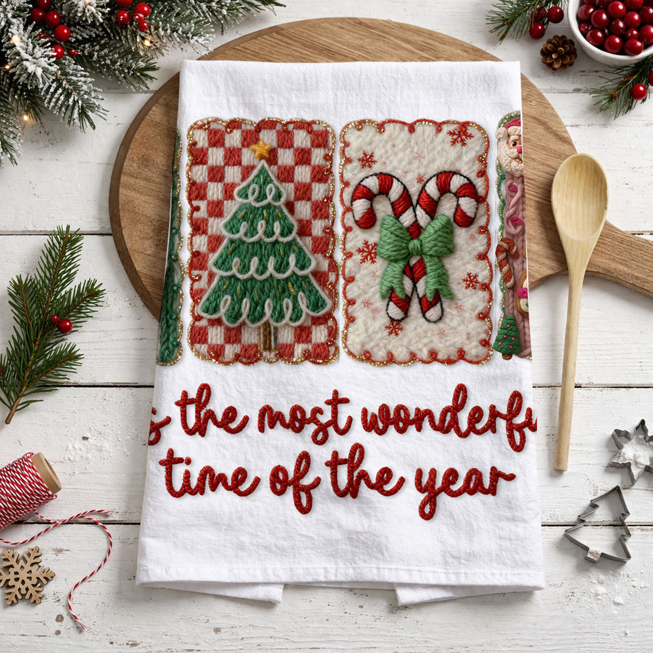 Wonderful Time Kitchen Towel