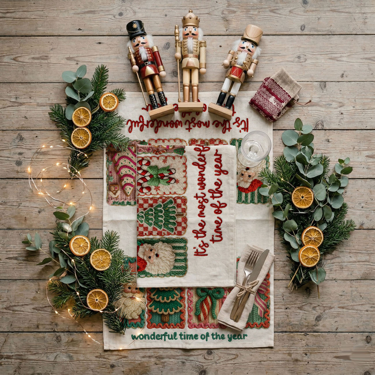 Wonderful Time Kitchen Towel