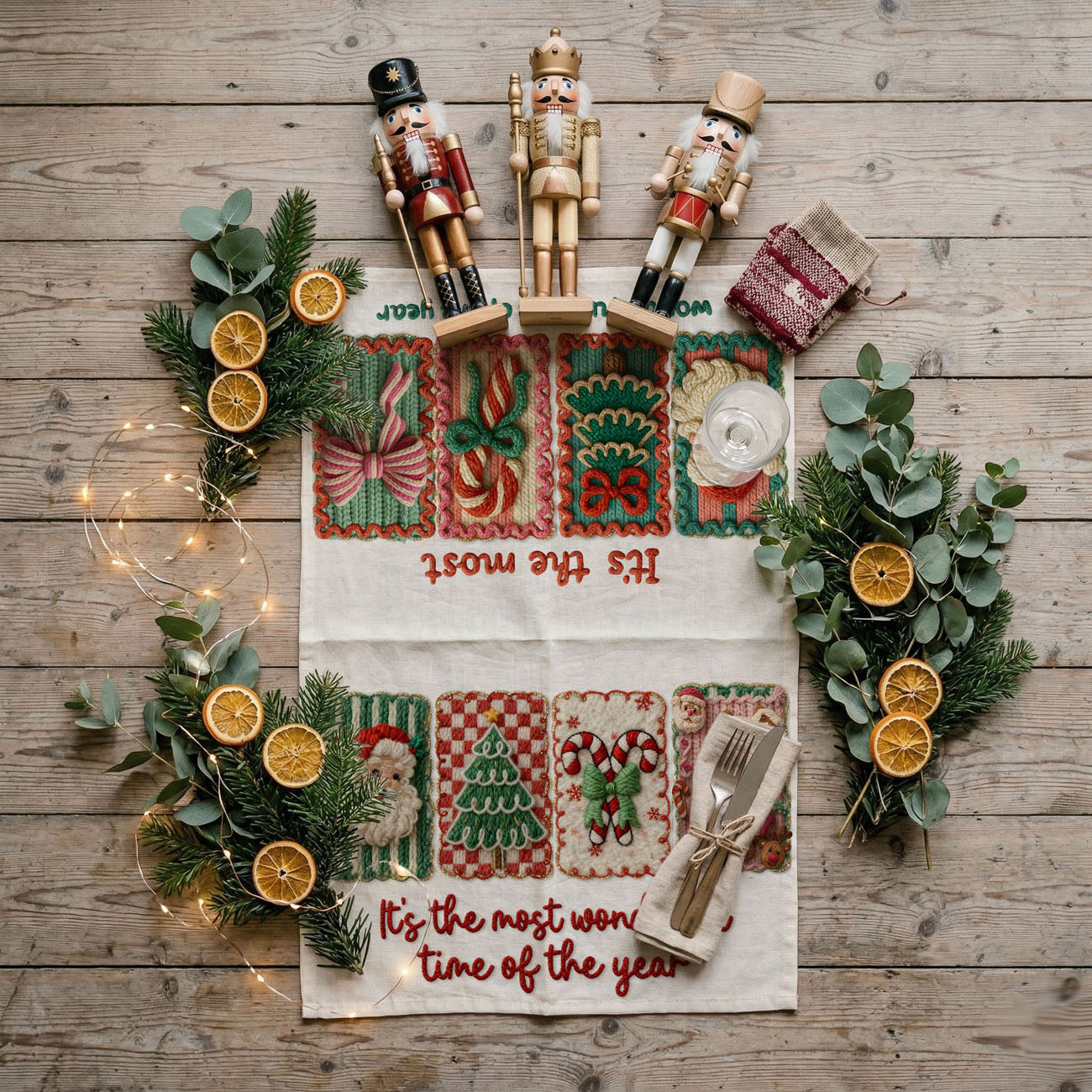 Wonderful Time Kitchen Towel