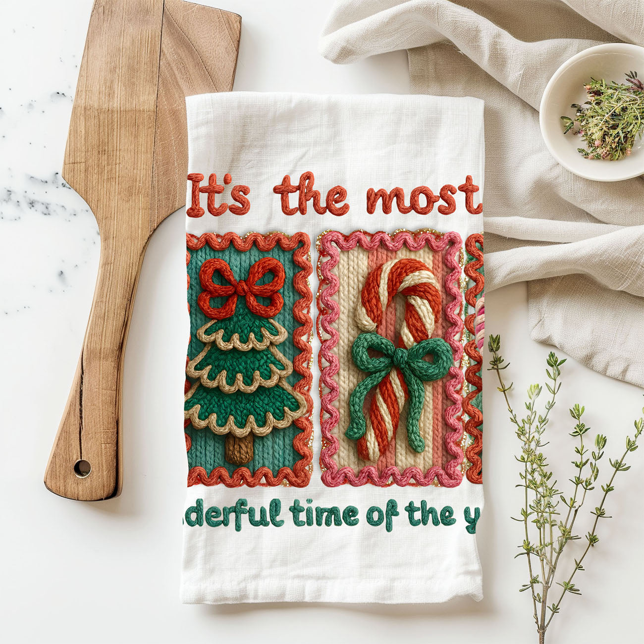 Wonderful Time Kitchen Towel
