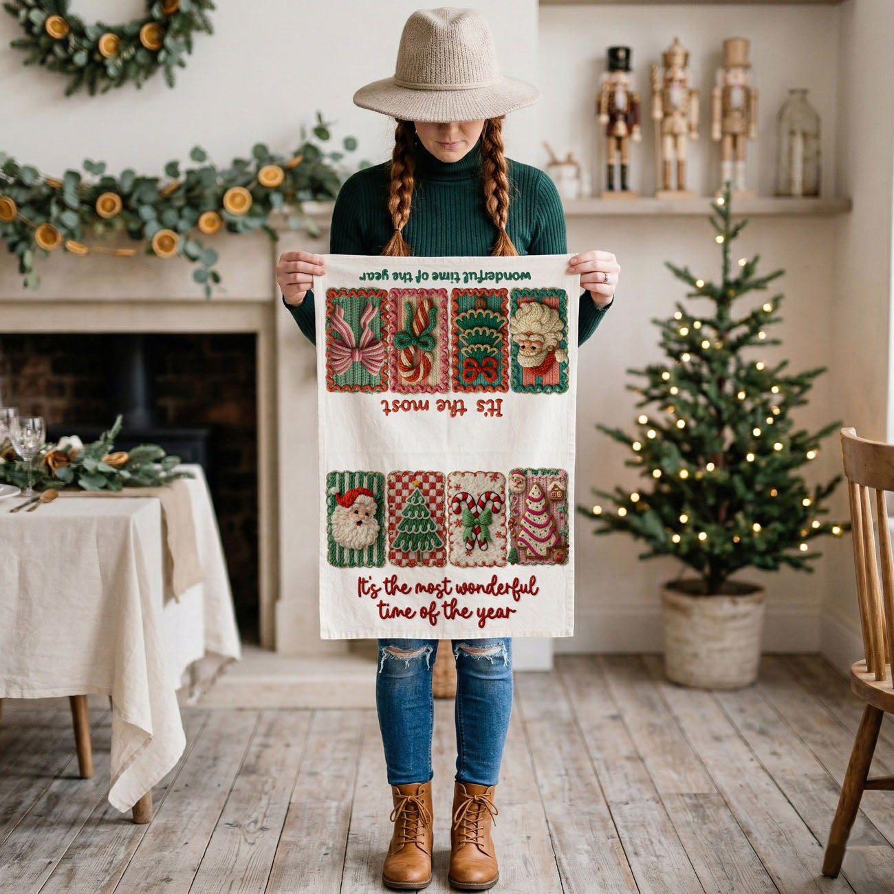 Wonderful Time Kitchen Towel