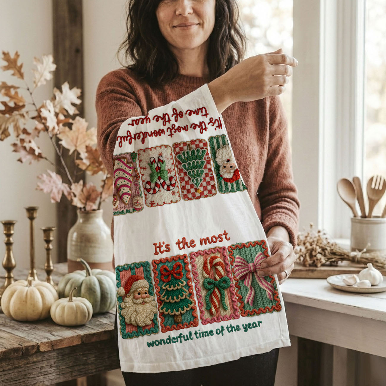 Wonderful Time Kitchen Towel