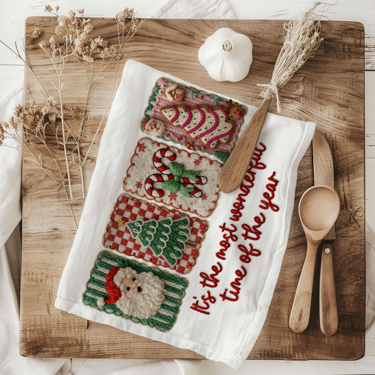 Wonderful Time Kitchen Towel