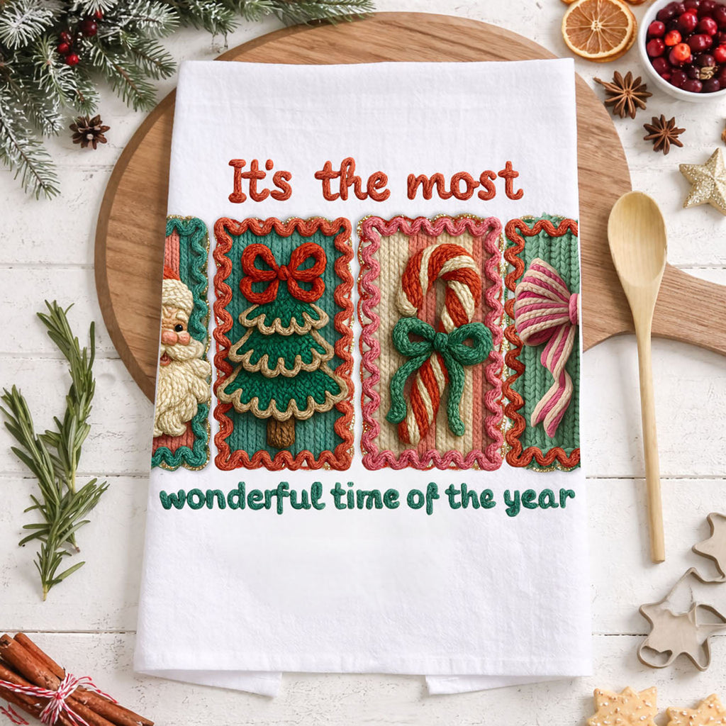Wonderful Time Kitchen Towel