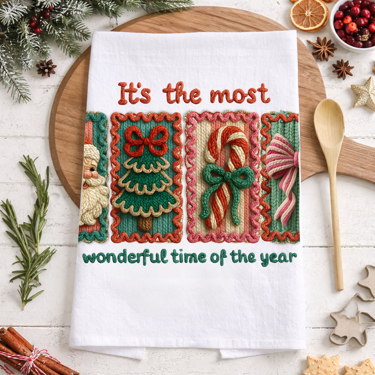 Wonderful Time Kitchen Towel