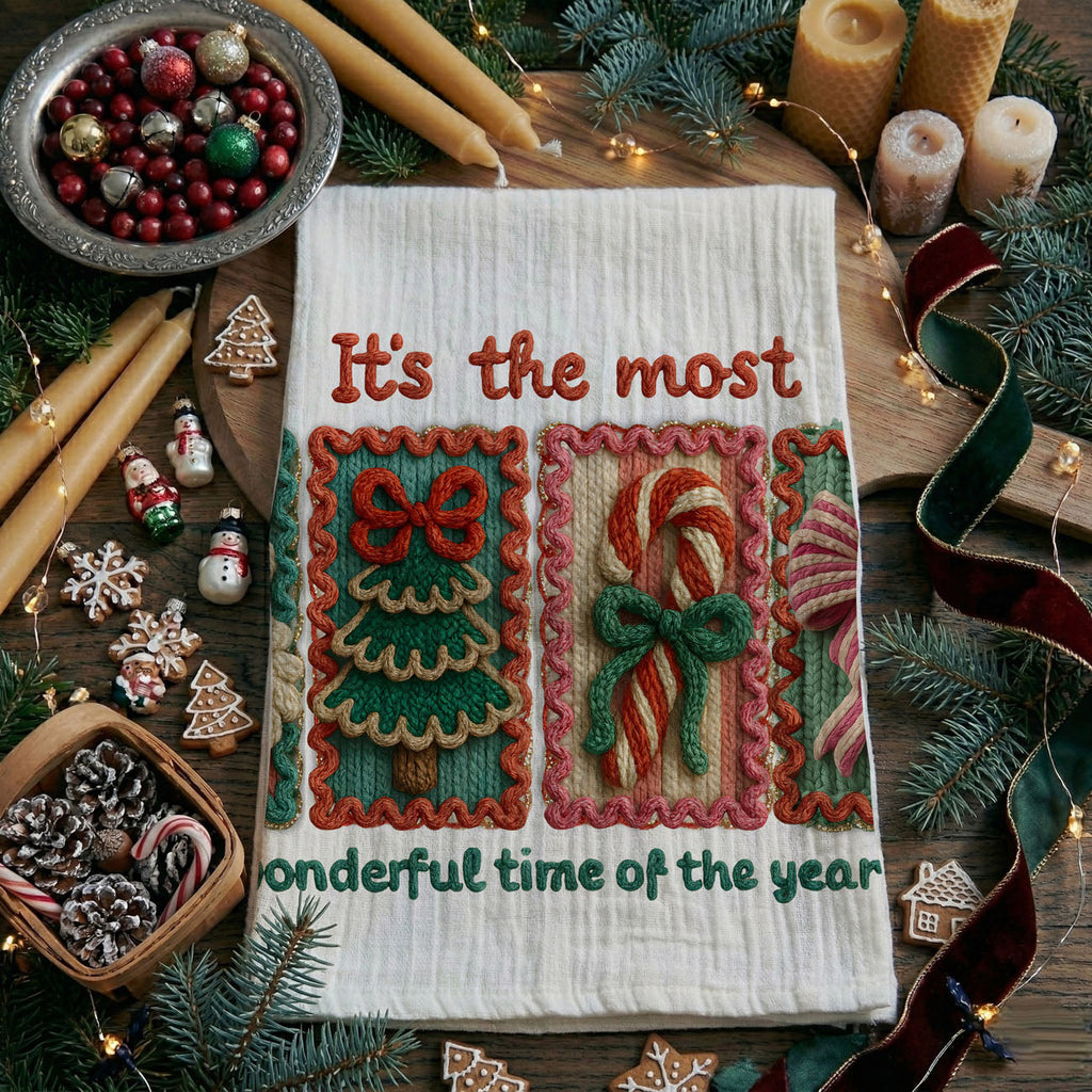 Wonderful Time Kitchen Towel