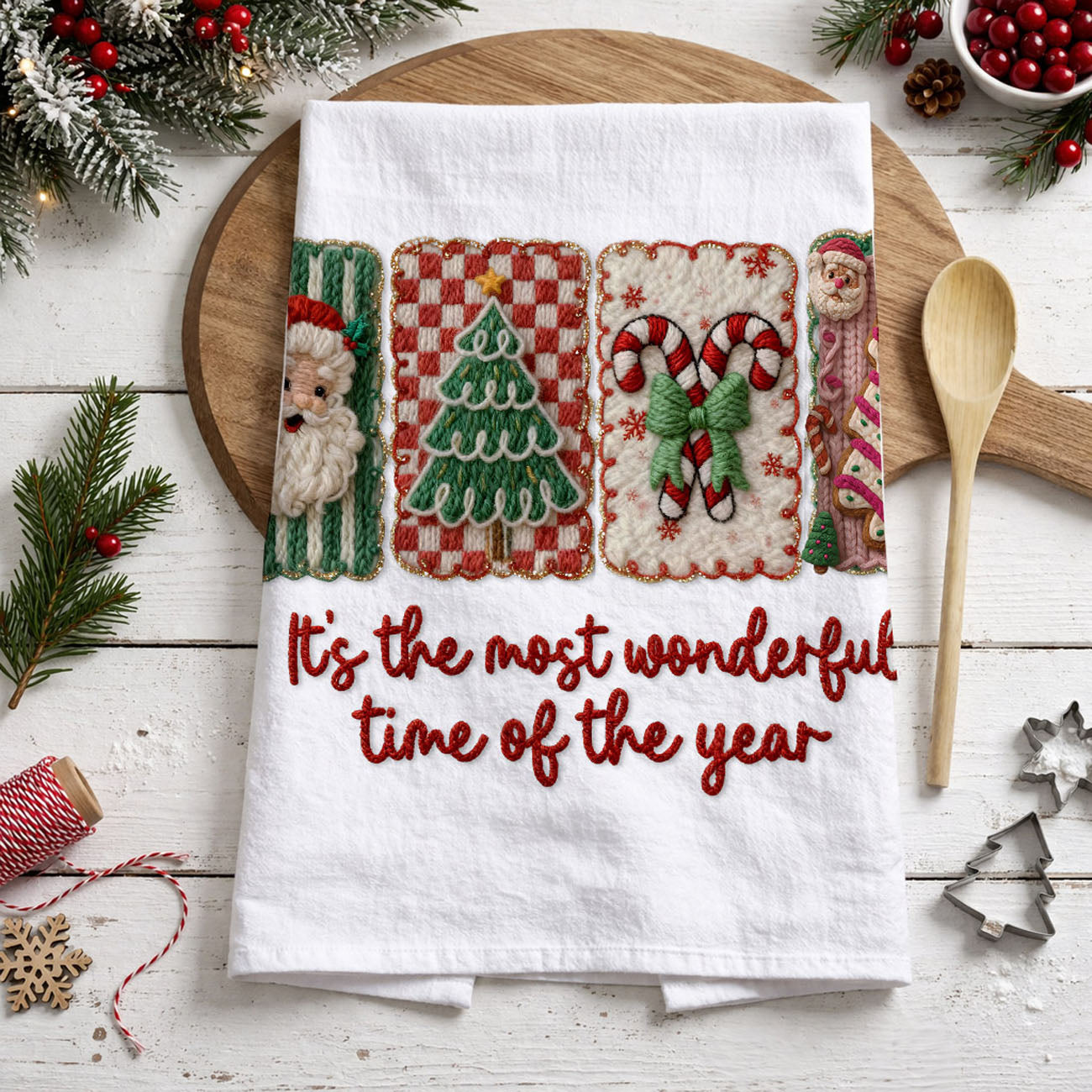 Wonderful Time Kitchen Towel