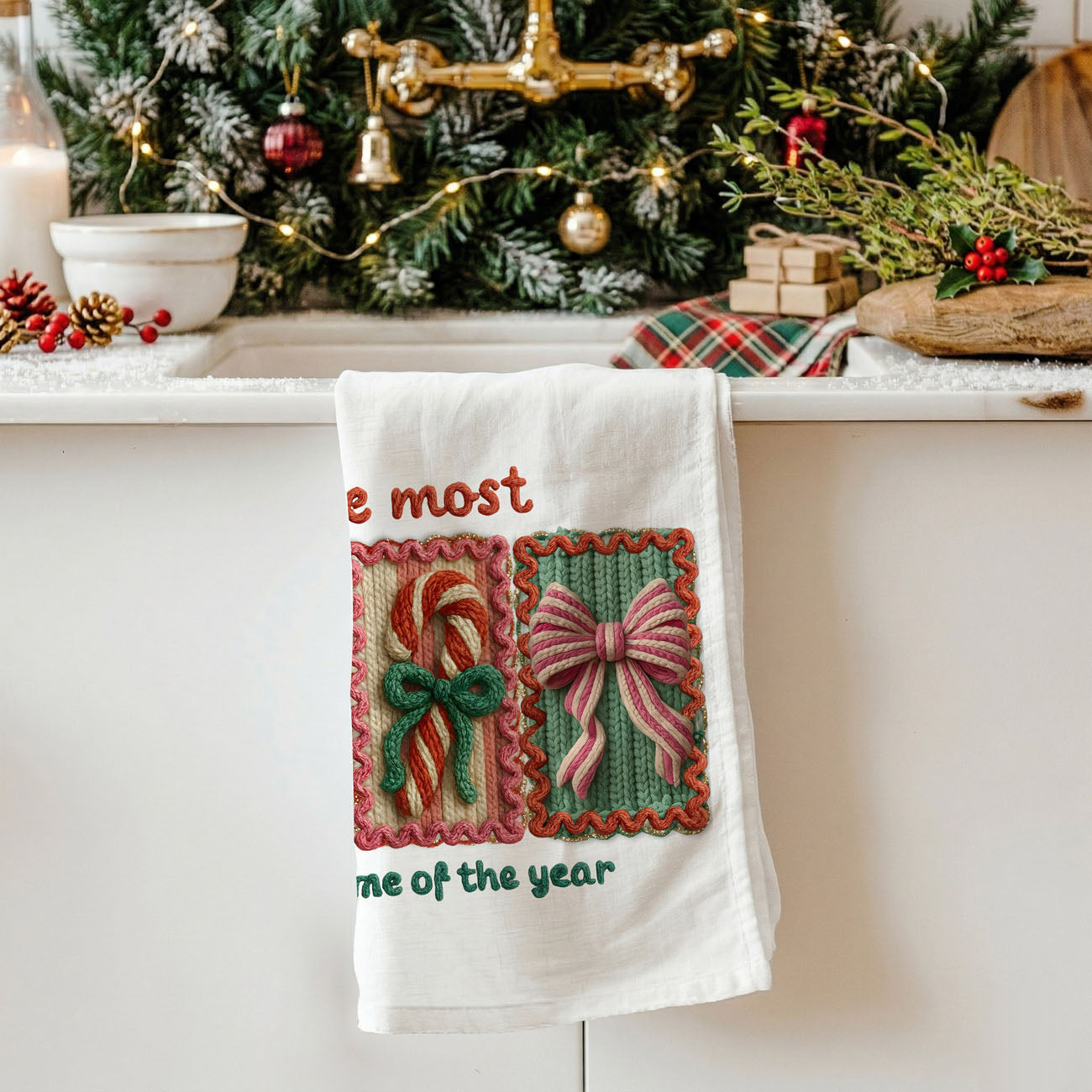 Wonderful Time Kitchen Towel