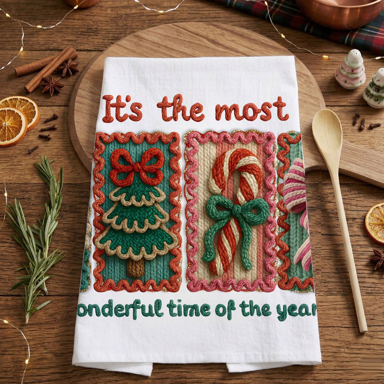 Wonderful Time Kitchen Towel