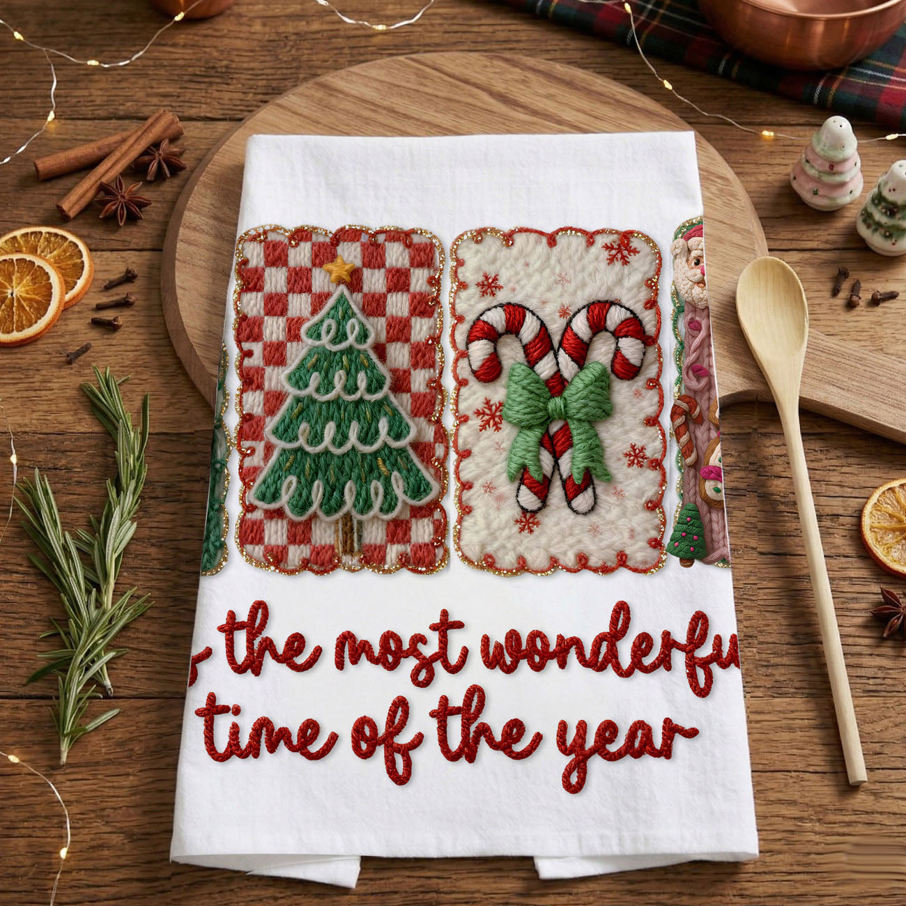 Wonderful Time Kitchen Towel