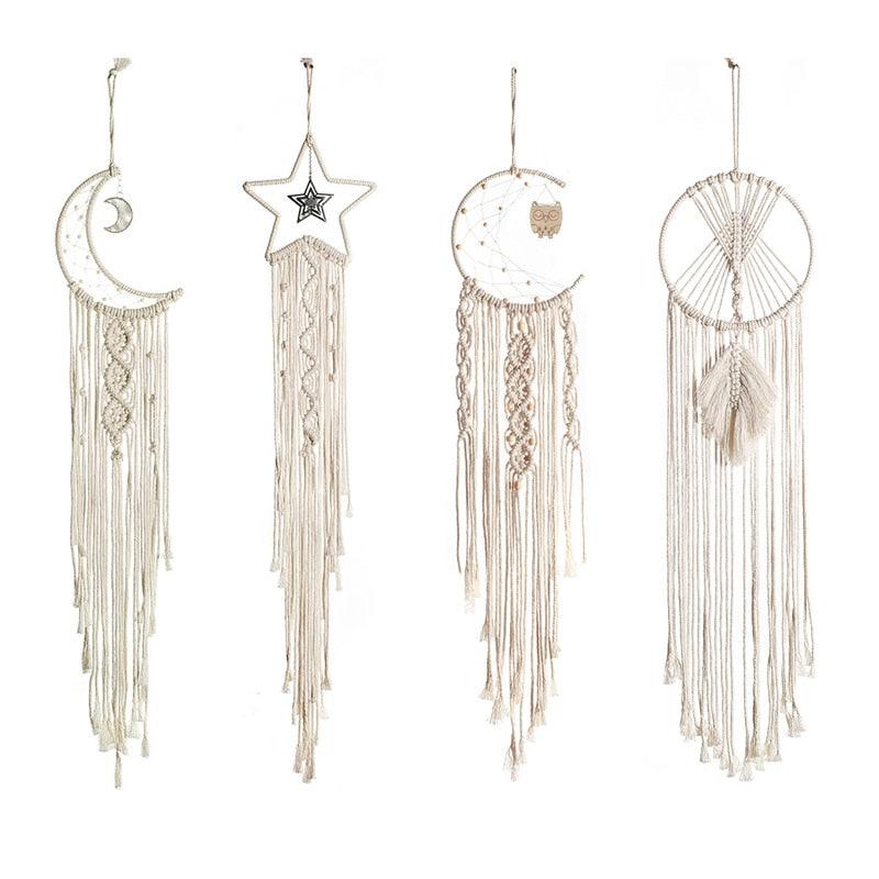 Star Moon Wind Chimes Christmas Room Decoration Aesthetic Room Home Decor For Teenage Girl Room Decor Wedding Decorations Craft Gift With LED Light  Room Decor Girls Kids Room Gifts Wall Hanging Decor