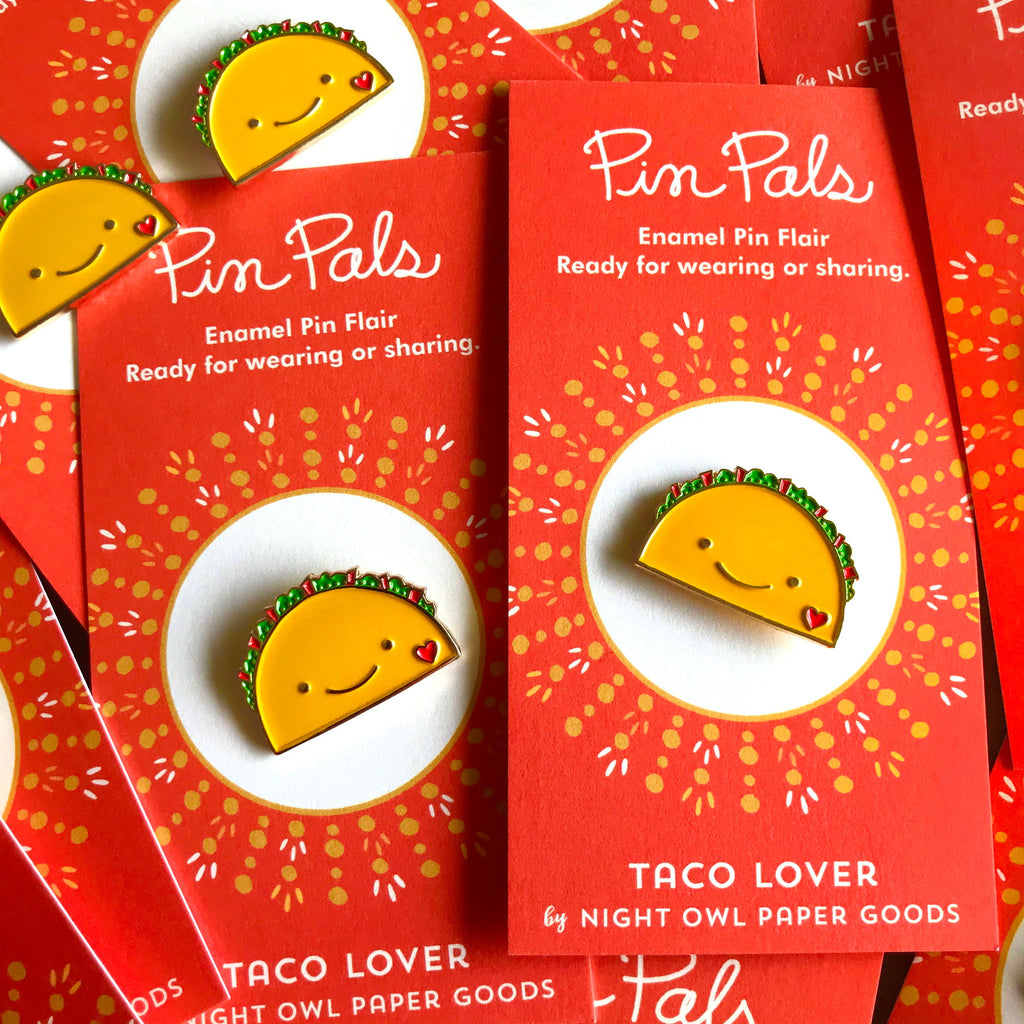 Taco Lover Enamel Pin