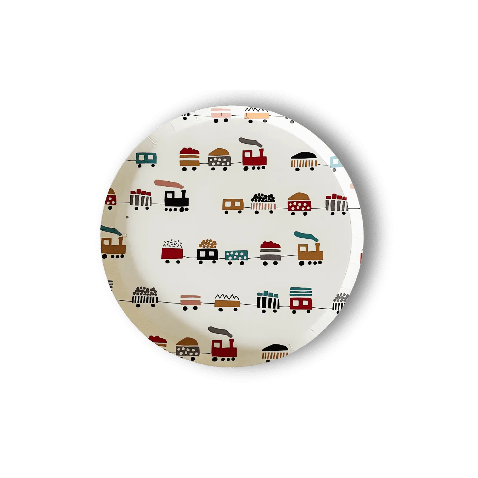 Train Dessert Plates (12pcs)