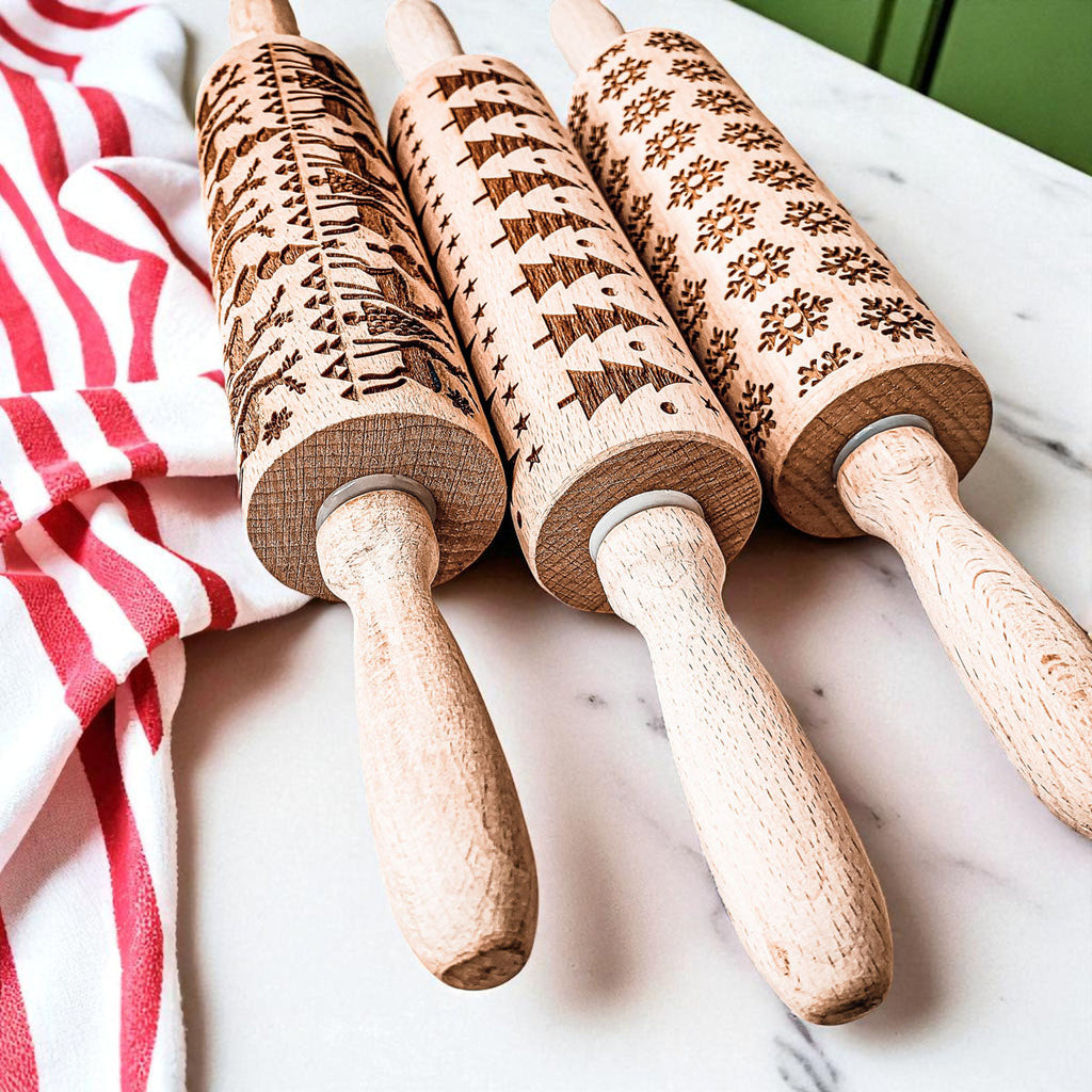 Christmas Rolling Pin Set | 10 Styles