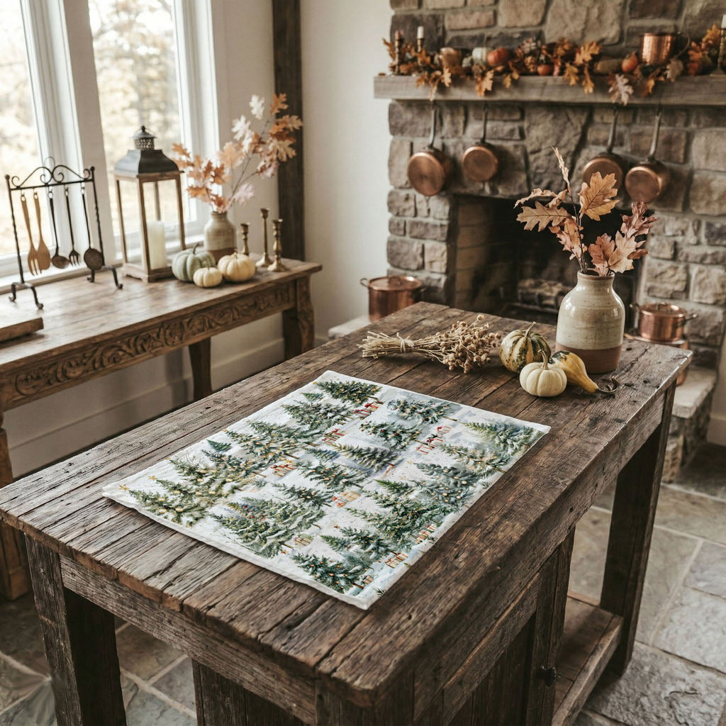 Winter Trees Kitchen Towel