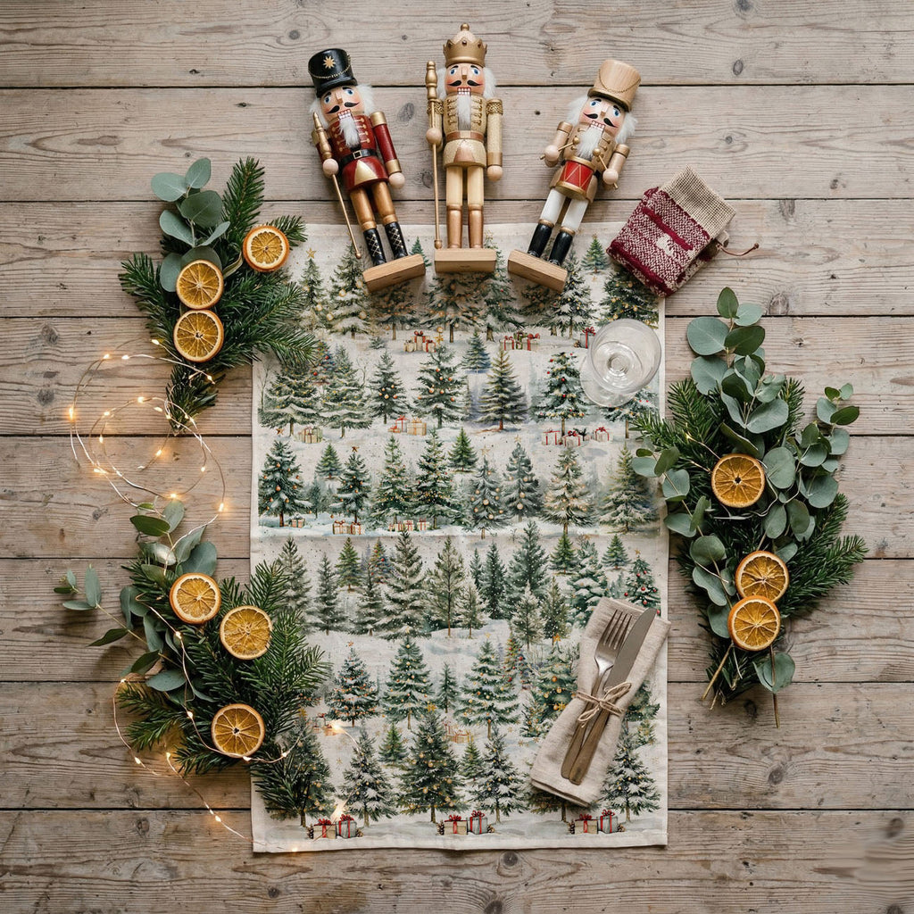 Winter Trees Kitchen Towel