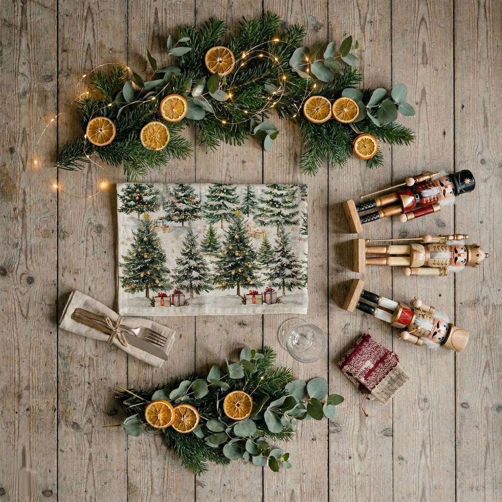 Winter Trees Kitchen Towel