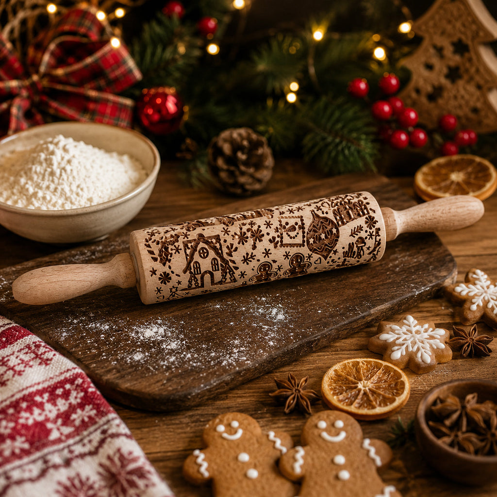 Christmas Rolling Pin Set | 10 Styles