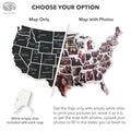 USA Photo Map Midnight