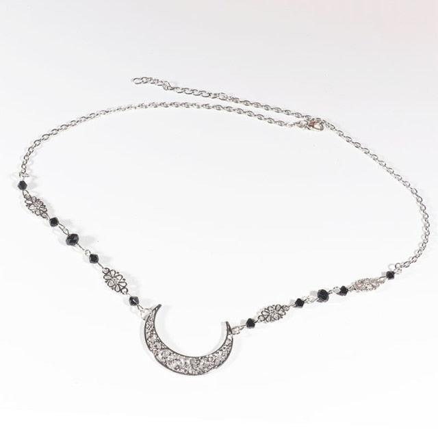 Vintage Moon Pattern Accesorios Mujer Head Chain Beads Hair Jewelry Party Wedding Headband for Women Crown Gorgeous Hair Accessories For Women