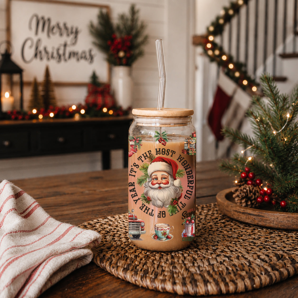 Vintage Christmas 17oz