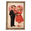 Vintage Valentine Kids Framed Art