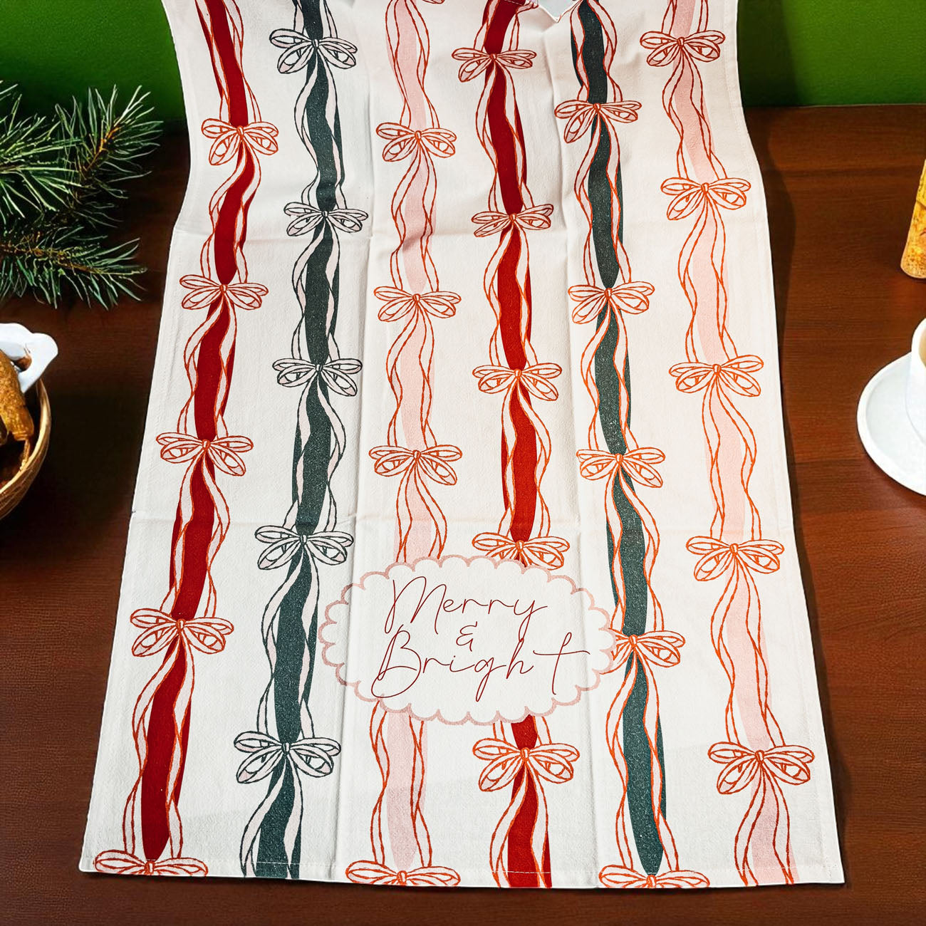 Merry and Bright Kitchen Towel