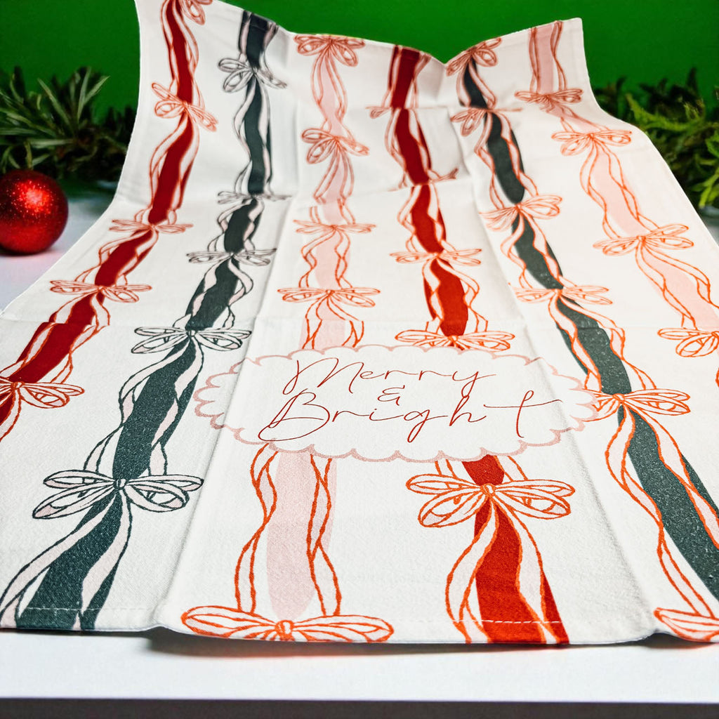 Merry and Bright Kitchen Towel