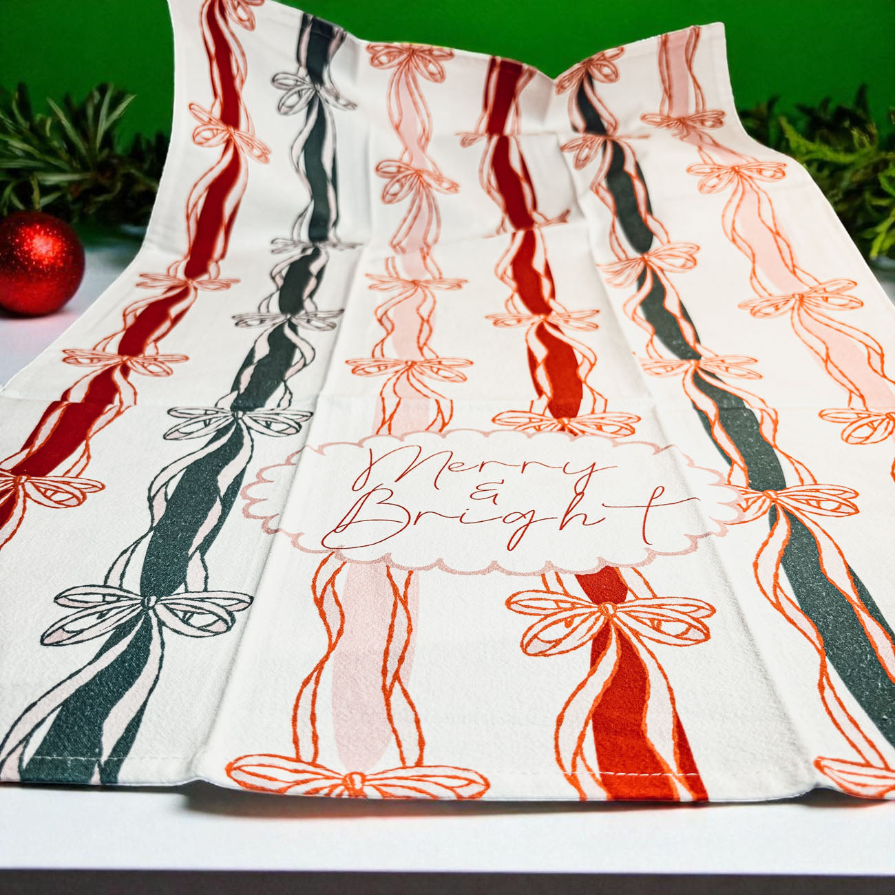 Merry and Bright Kitchen Towel