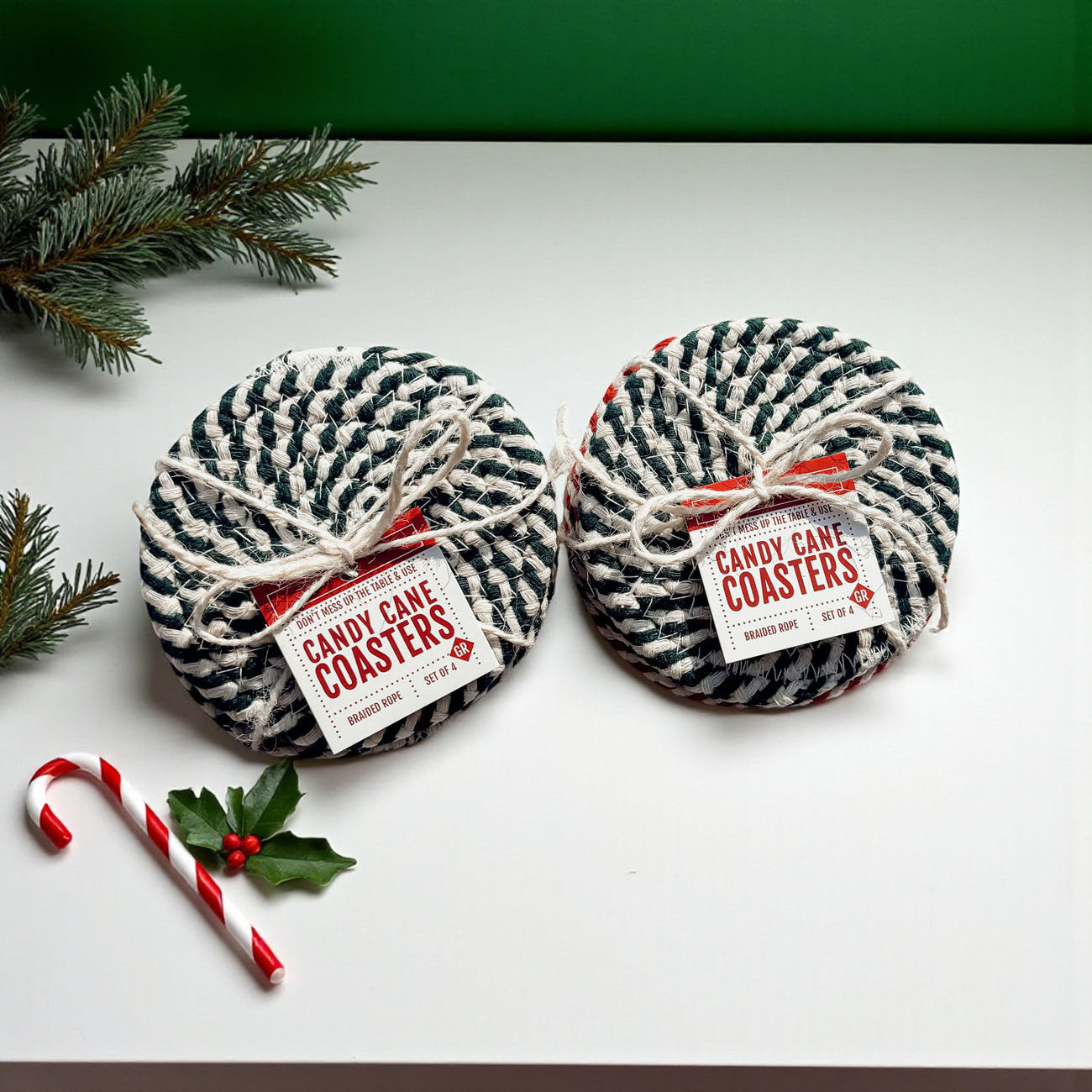 Candy Cane Coaster PRE-ORDER
