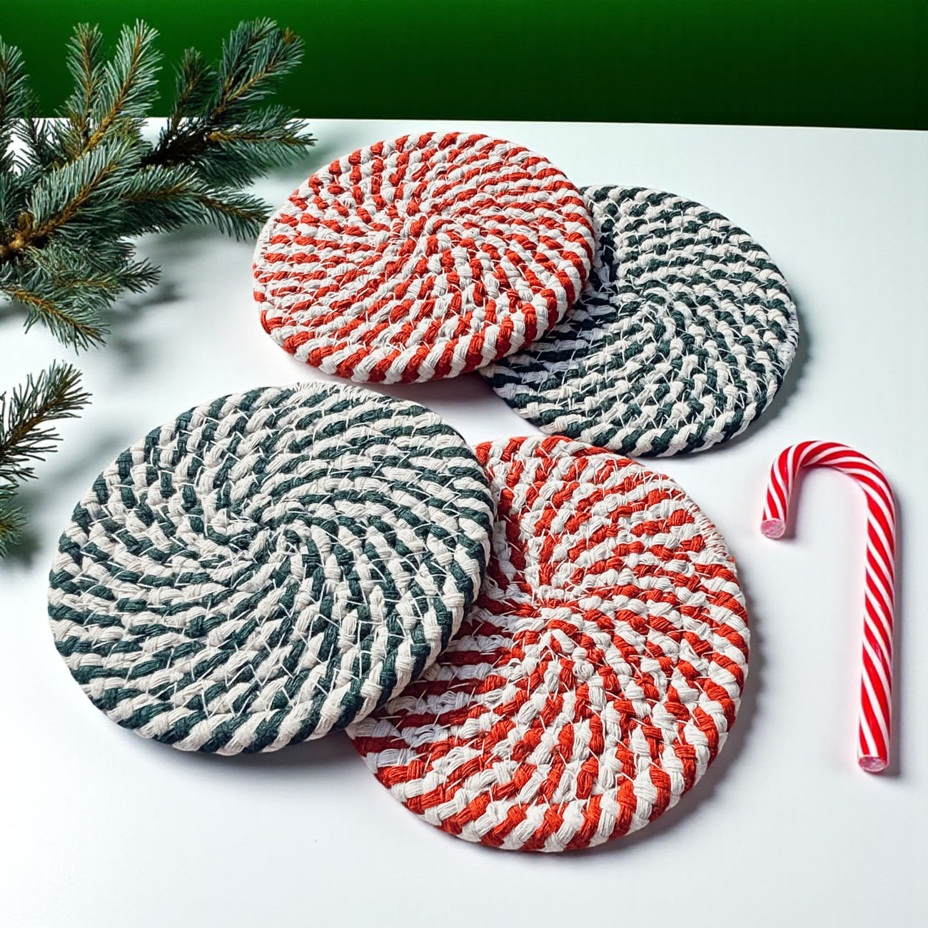 Candy Cane Coaster PRE-ORDER
