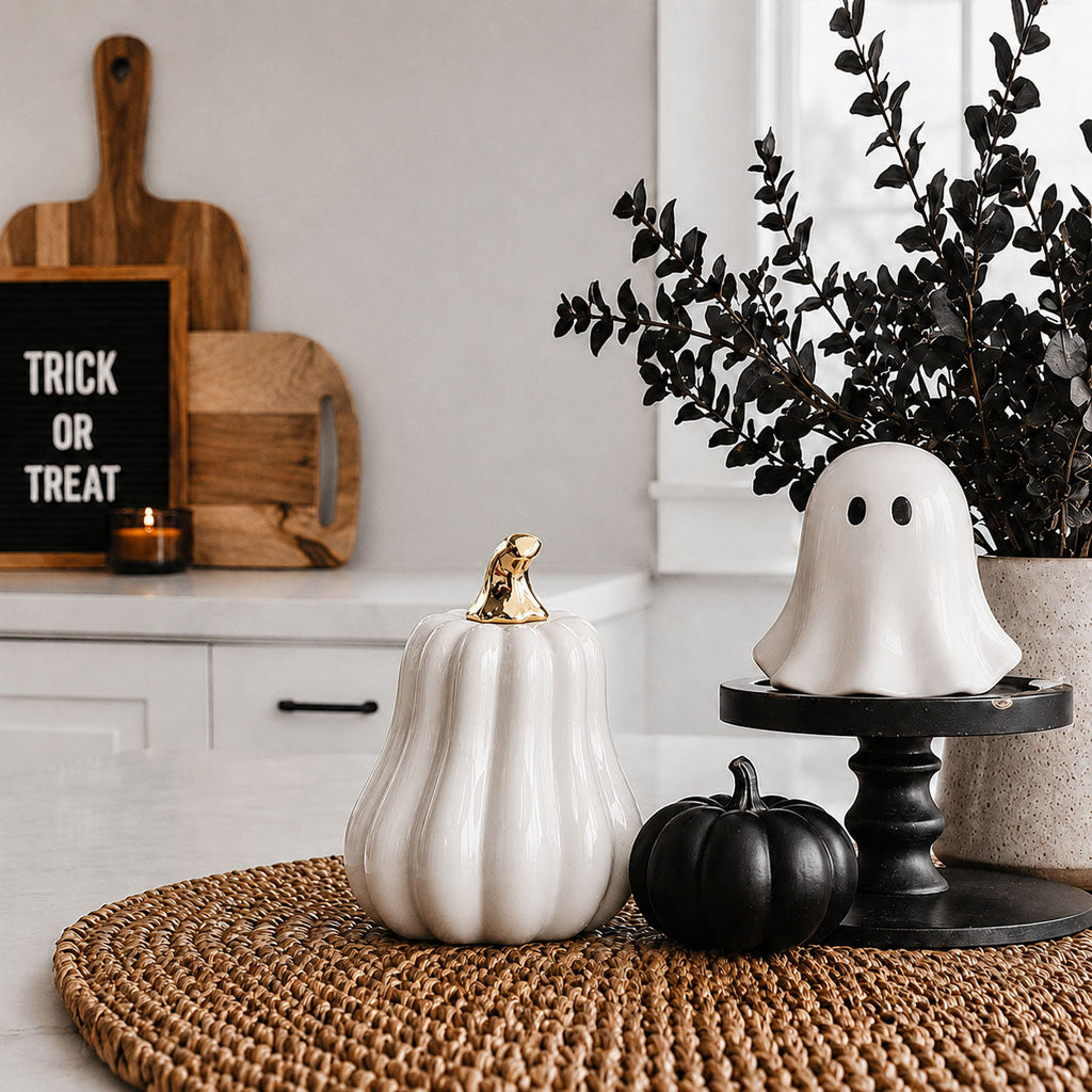 White Luxe Pumpkin