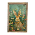 Bunny in Wildflowers Framed Art